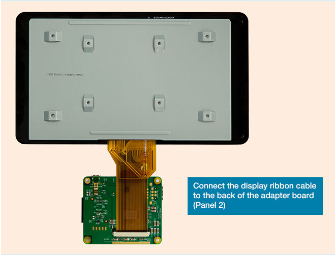 caisse d'écran tactile de la framboise pi 7
