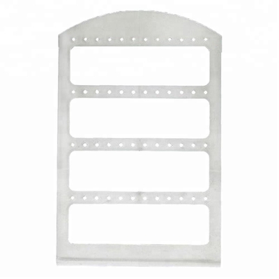 polonais en cristal de maquillage d'affichage de bijoux d'acrylique de 3mm de bijoux de boucle d'oreille d'affichage acrylique de support