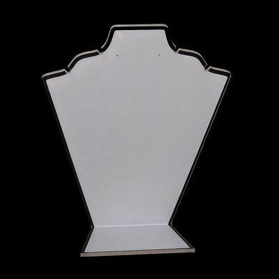 Affichage acrylique en gros de bijoux de support de collier de cosmétiques