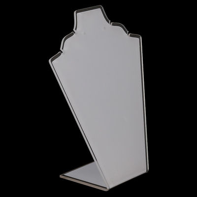 Affichage acrylique en gros de bijoux de support de collier de cosmétiques