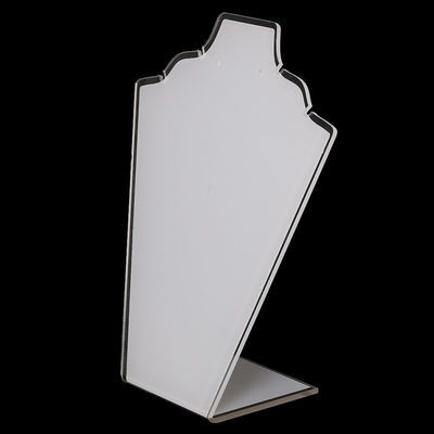 Affichage acrylique en gros de bijoux de support de collier de cosmétiques