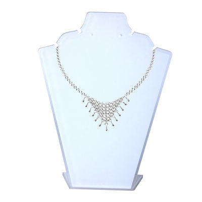 Affichage acrylique en gros de bijoux de support de collier de cosmétiques