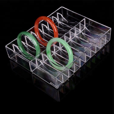 Support acrylique de collier de support acrylique de bracelet de la partie supérieure du comptoir PMMA pour le mail superbe