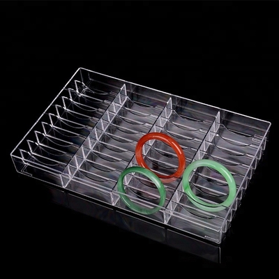 Support acrylique de collier de support acrylique de bracelet de la partie supérieure du comptoir PMMA pour le mail superbe