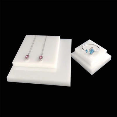 Blocs acryliques de bureau de supports de collier d'affichage de bijoux de mode moderne