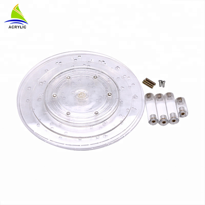 Plateau acrylique de présentoir de boucle d'oreille d'affichage de bijoux de plan de travail pour le détaillant