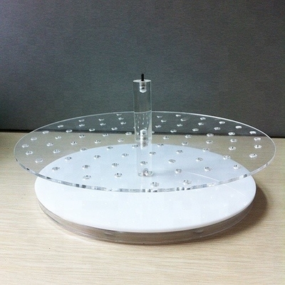 Polonais en cristal acrylique du support 3mm de bijoux de partie supérieure du comptoir qui respecte l'environnement