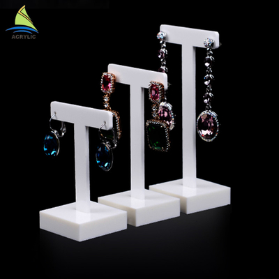 Acrylique promotionnel de présentoir de boucle d'oreille de présentoir de bijoux de conception de Morden