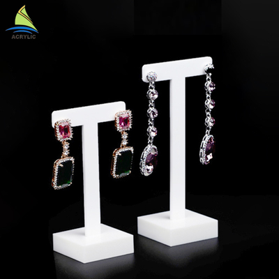 Acrylique promotionnel de présentoir de boucle d'oreille de présentoir de bijoux de conception de Morden