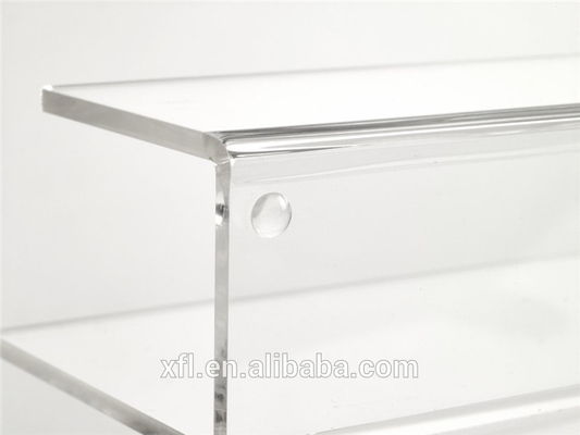 Support acrylique d'organisateur de dossier de haut espace libre de la meilleure qualité transparent d'Office Home