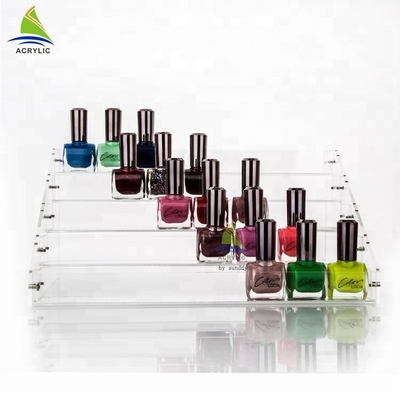 Support d'affichage acrylique cosmétique acrylique fait sur commande d'huile essentielle de vernis à ongles de centre commercial d'affichage