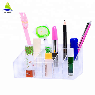 tiroir cosmétique acrylique multifonctionnel de l'organisateur 1 de 3mm avec 24 compartiments