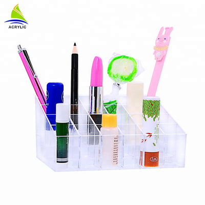 tiroir cosmétique acrylique multifonctionnel de l'organisateur 1 de 3mm avec 24 compartiments