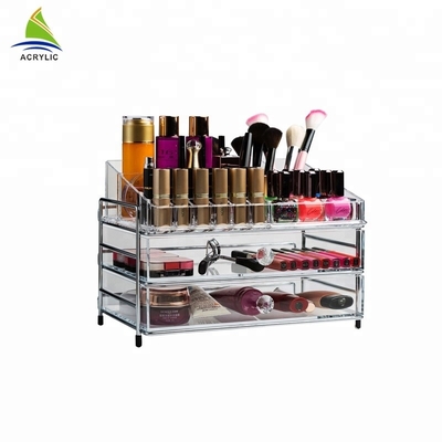 Organisateur de maquillage de support de Tablette pour l'ensemble cosmétique de cadeau