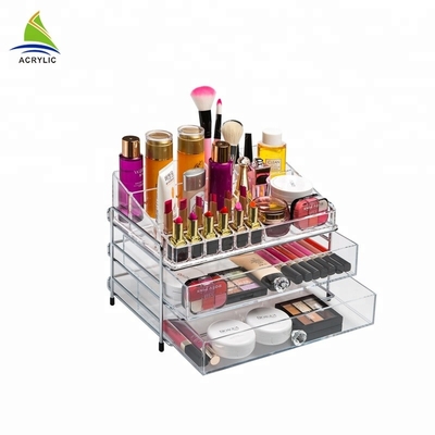 Organisateur de maquillage de support de Tablette pour l'ensemble cosmétique de cadeau