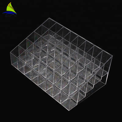 Boîte de rangement cosmétique acrylique acrylique de rouge à lèvres de 40 grilles