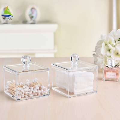 Boîte de rangement acrylique en aluminium de maquillage de nouveau de style conteneur de vanité