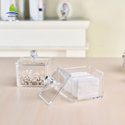 Boîte de rangement acrylique en aluminium de maquillage de nouveau de style conteneur de vanité