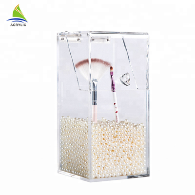 Support de brosse cosmétique adapté aux besoins du client de fabrication de maquillage en plastique