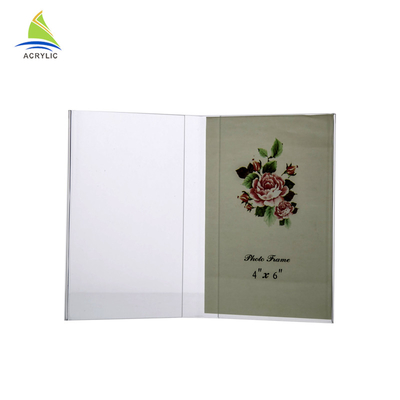Double cadre acrylique magnétique latéral diplômée de photo personnalisé par Pmma