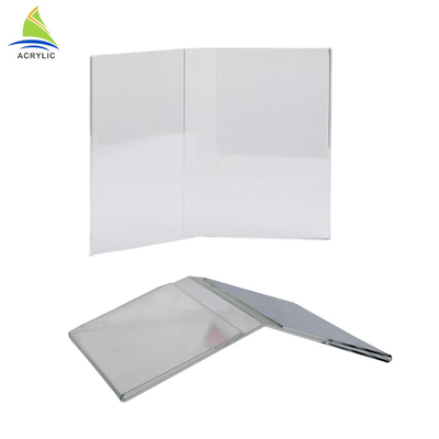 La place acrylique de cadres de photo de bureau Frameless acrylique tiennent des cadres