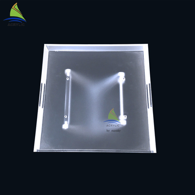 Les meubles acryliques faits sur commande inoffensifs frottent la table basse latérale de plexiglass
