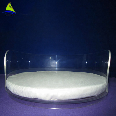 Lit/canapé-lit acryliques de concepteur d'approvisionnement d'usine d'OEM pour le chien fait main