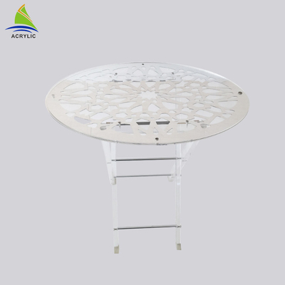 Table basse acrylique faite sur commande moderne de contemporain de nouveau modèle de meubles de Transperant