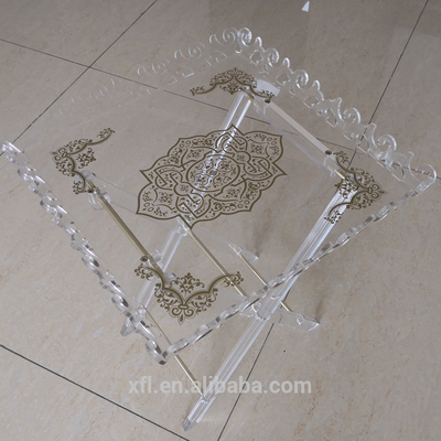 Tableau de pliage acrylique de meubles de meubles acryliques acryliques faits sur commande environnementaux d'espace libre