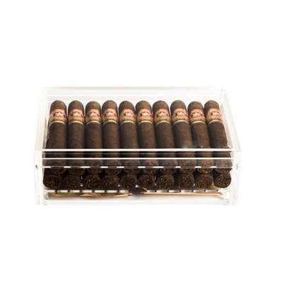 Boîte de rangement acrylique adaptée aux besoins du client par vente en gros d'usine pour le cigare