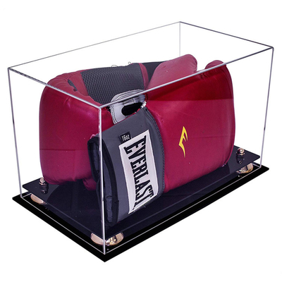 Boîte de présentation acrylique de luxe qui respecte l'environnement de gant de boxe pouces de W11 X de D8 x de H8.5