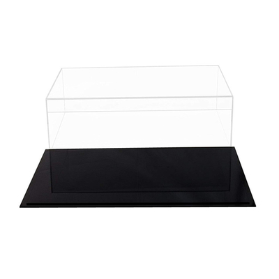 Grand cas acrylique clair de luxe de stockage d'affichage de livre