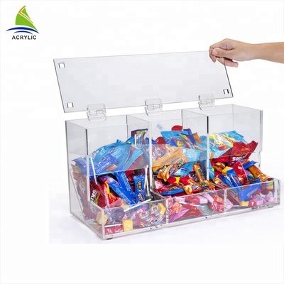 Surface douce de petite d'affichage boîte douce douce acrylique élégante de plexiglass