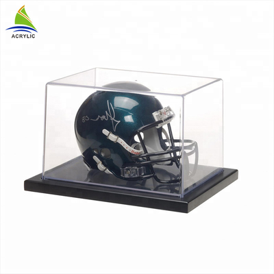 Caisse simple claire transparente acrylique qui respecte l'environnement de l'acrylique 3D de vitrine de cube