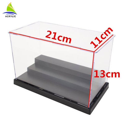 La boîte de rangement acrylique claire a adapté la taille aux besoins du client facile nettoient pour des bijoux de mode