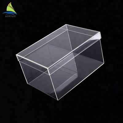 Cube acrylique verrouillable clair fait enfermer dans une boîte l'affichage pour le galet de base-ball/hockey