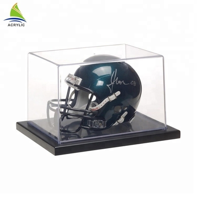 Vitrine acrylique de jeu de ballon de football de grand de présentation plexiglass acrylique de boîte