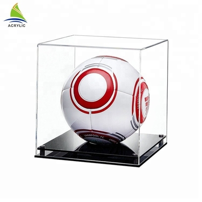 Vitrine acrylique de jeu de ballon de football de grand de présentation plexiglass acrylique de boîte