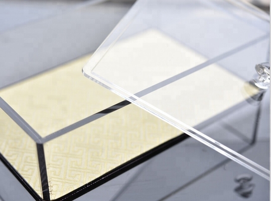 Boîtes d'acrylique de conception d'ODM d'OEM de boîte de rangement acrylique claire professionnelle les plus défuntes