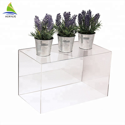 Vitrine acrylique de boîte de rangement de jouet acrylique qui respecte l'environnement de plexiglass