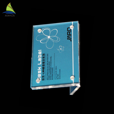 Cadres purs de haute qualité L acrylique support de la vie d'affichage de signe de forme