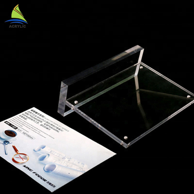 Panneau acrylique de signe de signe d'affichage de support de supports acryliques commerciaux de plaque signalétique