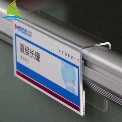 Carte acrylique d'affichage de signe de supports d'espace libre fait sur commande de table acrylique d'escalator