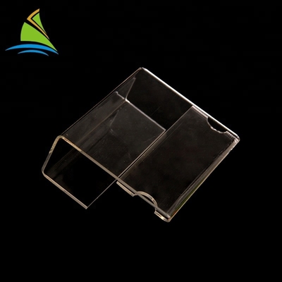 Carte acrylique d'affichage de signe de supports d'espace libre fait sur commande de table acrylique d'escalator