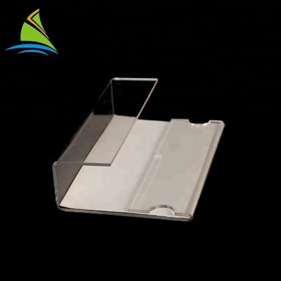 Carte acrylique d'affichage de signe de supports d'espace libre fait sur commande de table acrylique d'escalator