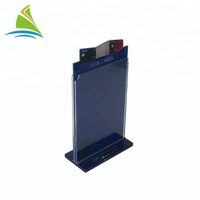 Les supports de table acryliques modernes de signe de PMMA adaptent la dureté aux besoins du client élevée de forme