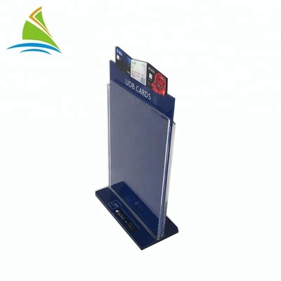 Les supports de table acryliques modernes de signe de PMMA adaptent la dureté aux besoins du client élevée de forme
