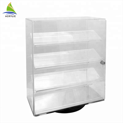 Coffret d'étalage acrylique de bijoux de vitrine de partie supérieure du comptoir de lustre pour la conception de salle d'exposition