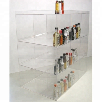 Coffret d'étalage acrylique fait sur commande acrylique qui respecte l'environnement de vitrine de partie supérieure du comptoir
