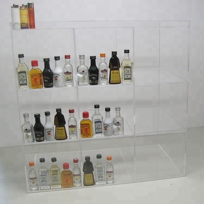 Coffret d'étalage acrylique fait sur commande acrylique qui respecte l'environnement de vitrine de partie supérieure du comptoir